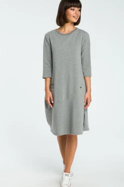 Discount Kobieca ukienka bobka - zara Sukienki Dzianinowe|Sukienki