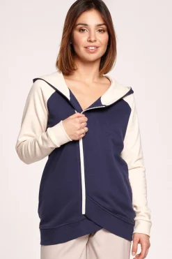 Kolorowa bluza z zamkiem - model 2 Bluzy