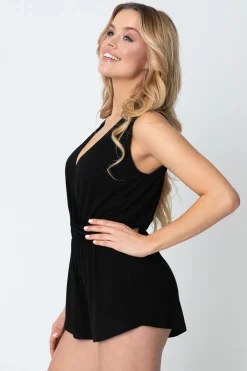 Clearance Kobinezon typu roper - czarny Piżamy