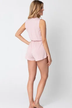 Discount Kobinezon typu roper - różowy Piżamy