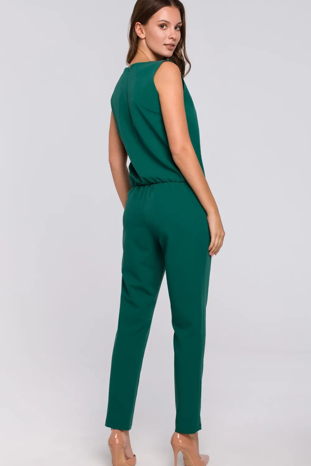 Discount Kobinezon z dekote V - zieony Eleganckie Kombinezony|Kombinezony