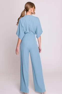 Hot Kobinezon z kopertowy dekote - zinoniebieki Eleganckie Kombinezony|Kombinezony