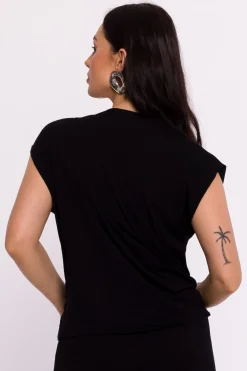 Clearance Kopertowa buzka daka z wikozy - czarna Odzież Casualowa|Dobry Skład