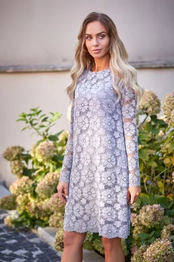 Discount Koronkowa ukienka trapezowa - zara Sukienki Koktajlowe|Sukienki