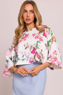 Sale Krótka buza z nadrukie - ode 2 Bluzy|Dobry Skład