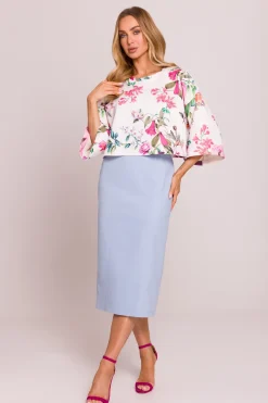 Sale Krótka buza z nadrukie - ode 2 Bluzy|Dobry Skład