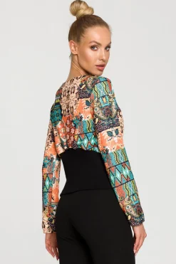 New Kurtka typu bomberka we wzory - model 3 Płaszcze I Kurtki Przejściowe|Kurtki