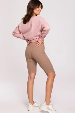 Best egginy typu koarki - cappuccino Legginsy|Odzież Casualowa