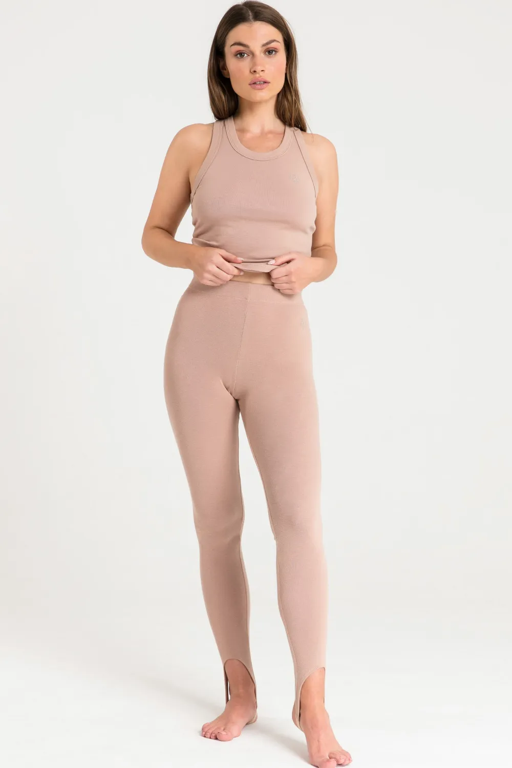 Best egginy z zapiętkie - occa Legginsy|Odzież Casualowa