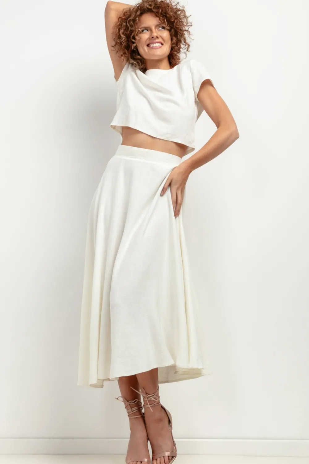 Hot ekki krótki top z ne - ecru Odzież Casualowa|Dobry Skład