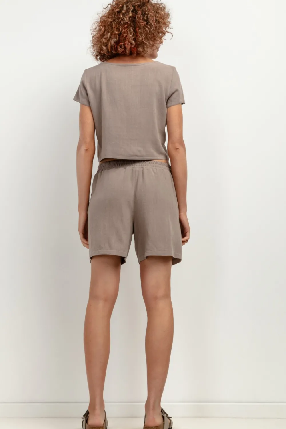 Clearance ekki krótki top z ne - okka Odzież Casualowa|Dobry Skład