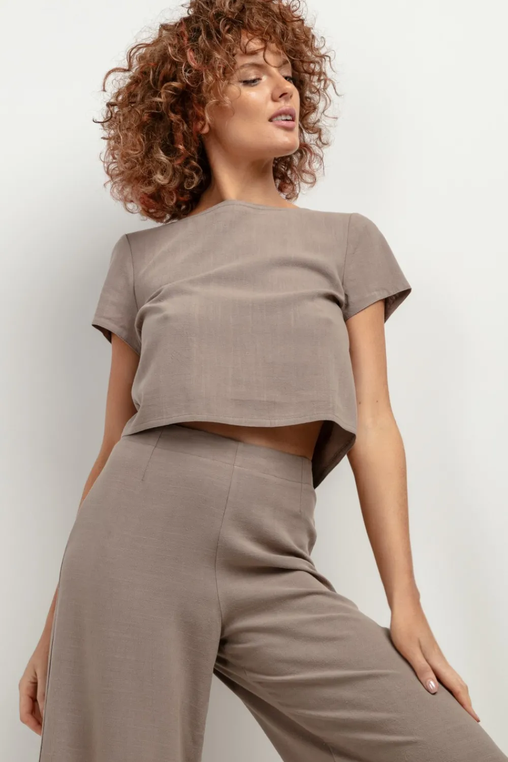 Clearance ekki krótki top z ne - okka Odzież Casualowa|Dobry Skład