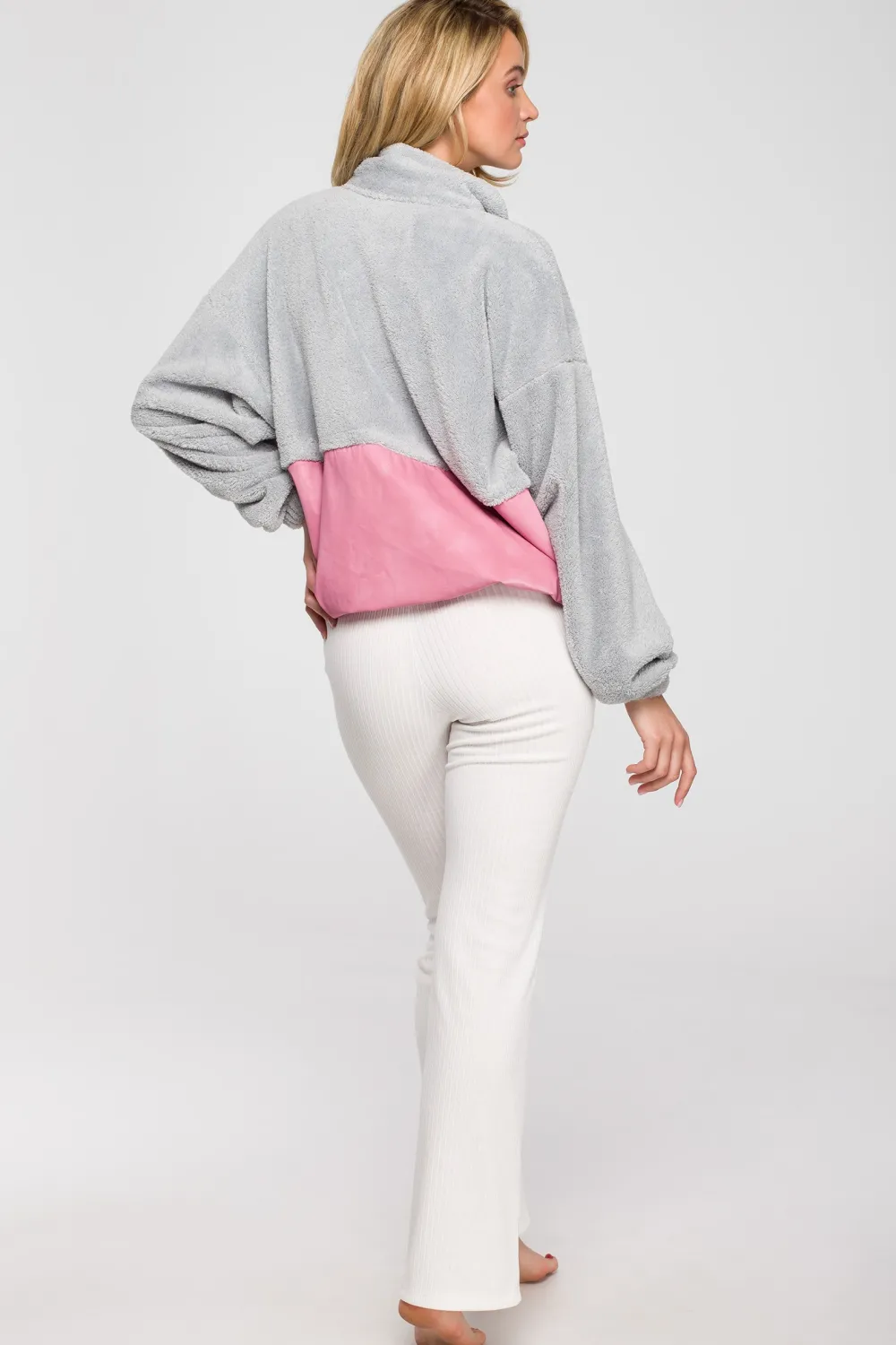Hot uźna buza puzowa z kiezenią - ode 2 Odzież Casualowa|Bluzy