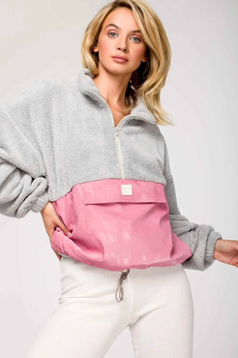 Hot uźna buza puzowa z kiezenią - ode 2 Odzież Casualowa|Bluzy