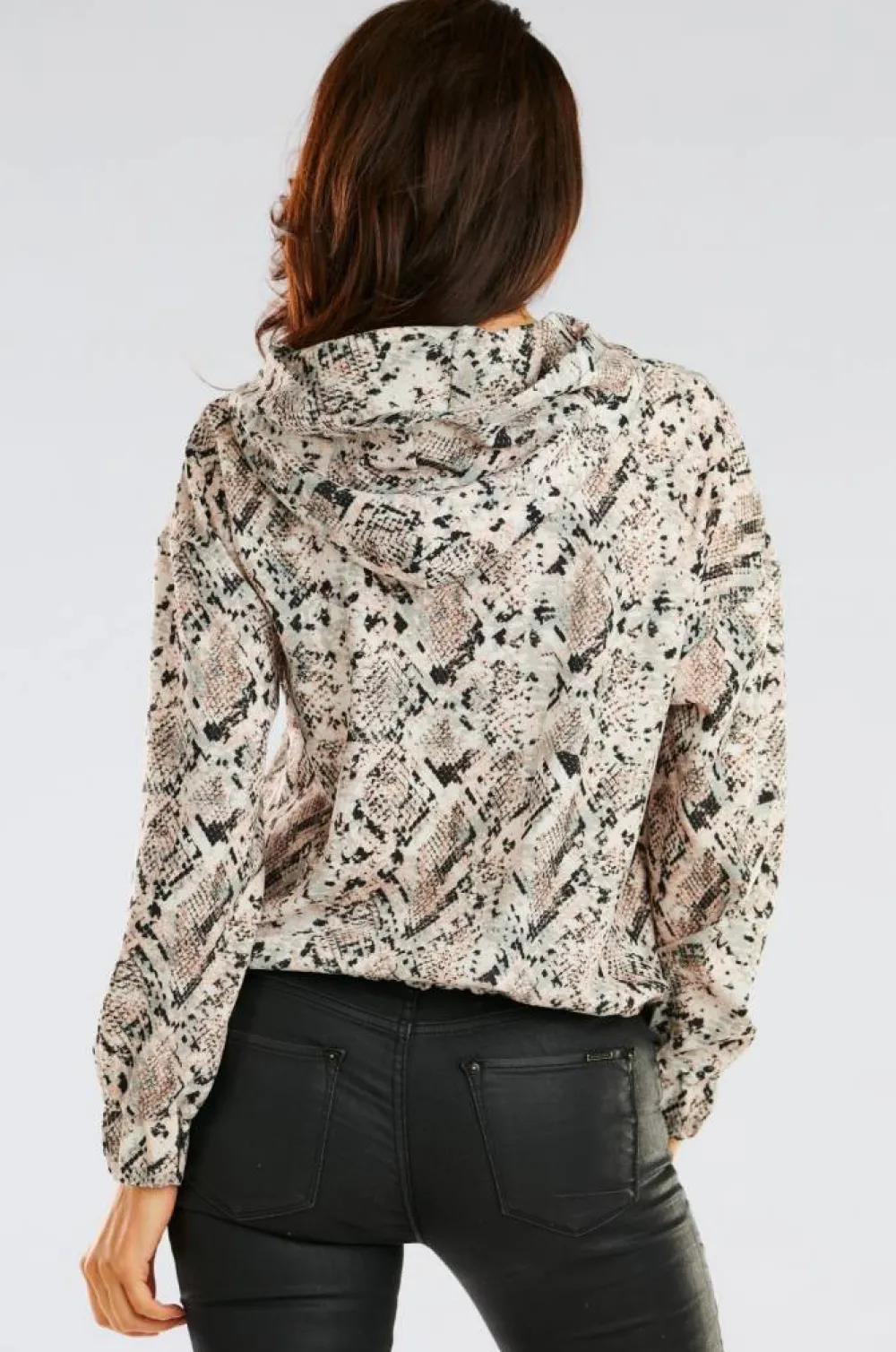 Sale uźna buza z kapture - zara Odzież Casualowa|Bluzy