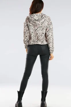 Sale uźna buza z kapture - zara Odzież Casualowa|Bluzy