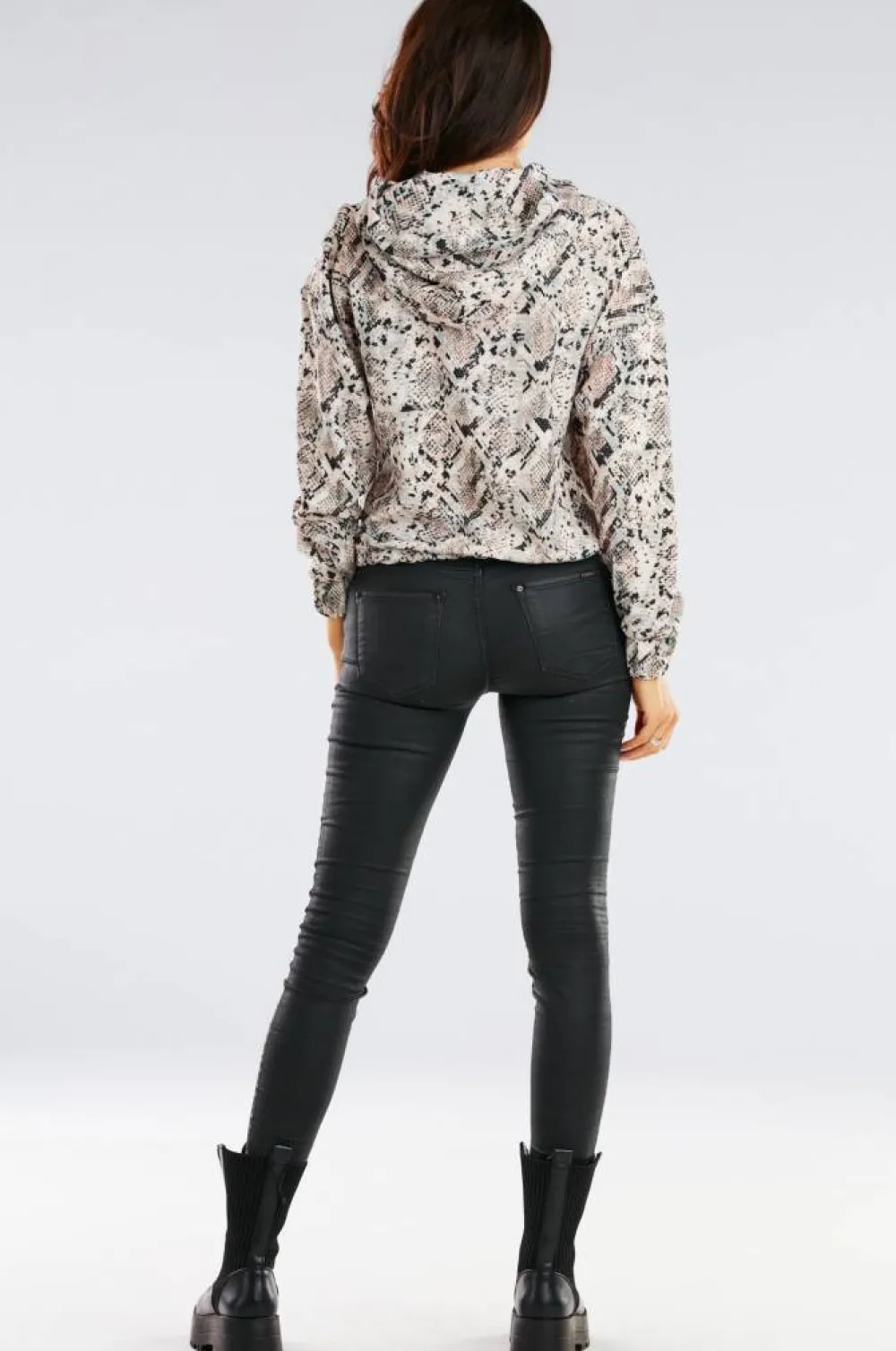Sale uźna buza z kapture - zara Odzież Casualowa|Bluzy
