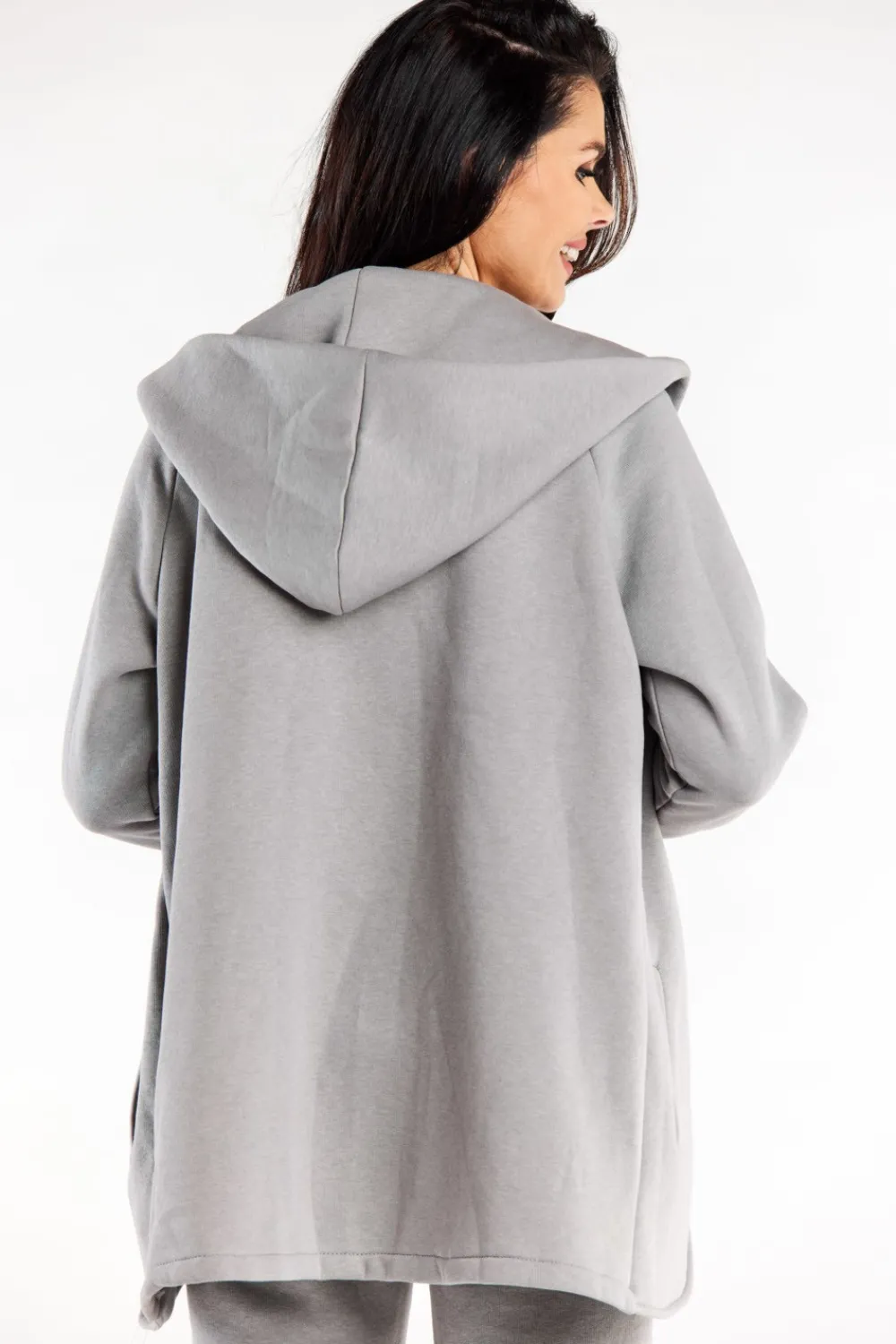 Discount Niezapinana narzutka z kapture - zara Odzież Casualowa|Dobry Skład