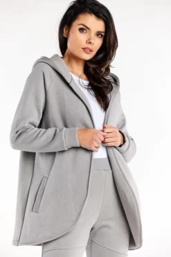 Discount Niezapinana narzutka z kapture - zara Odzież Casualowa|Dobry Skład