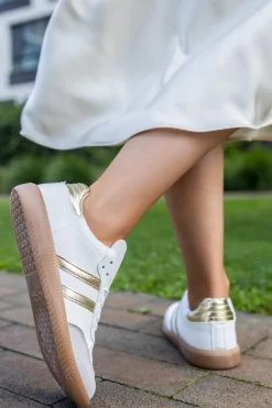 Discount Niskie trampki Bria - białe Sneakersy