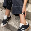 Best Niskie trampki Bria - biało-czarne Sneakersy