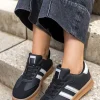 Outlet Niskie trampki Britne - czarne Sneakersy