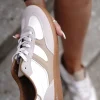 Clearance Niskie trampki Yara - beżowo-białe Sneakersy