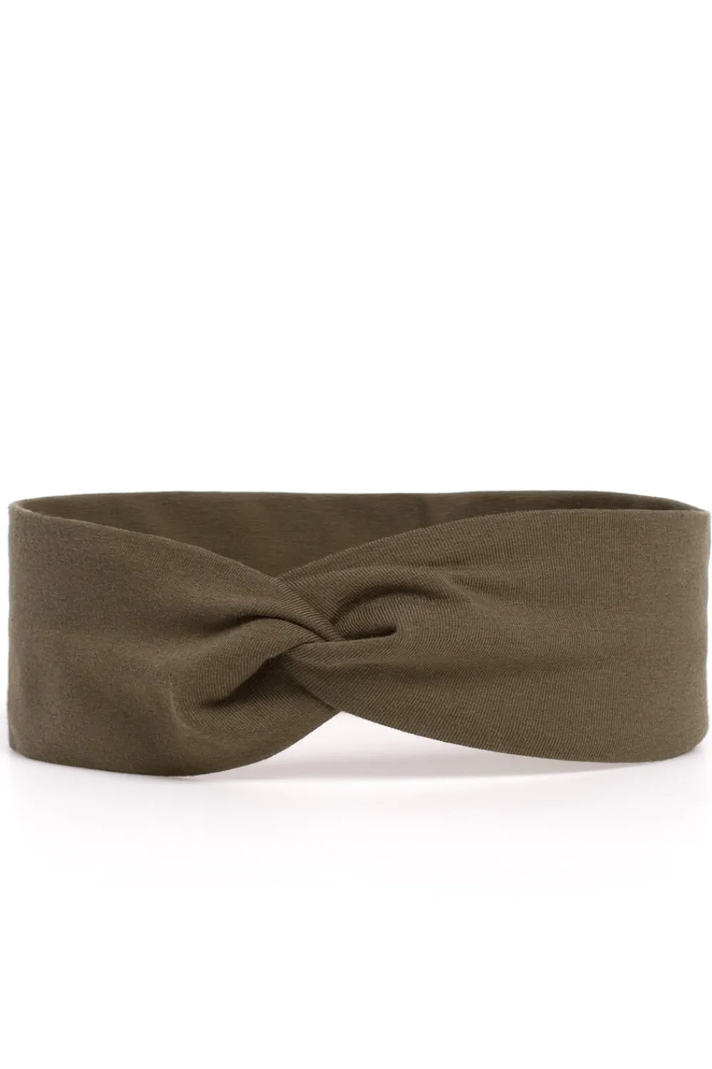 Clearance Opaska na głowę z przeplotem - khaki Akcesoria
