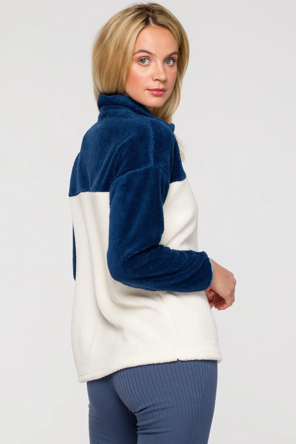 Clearance Puzowa buza z zakie - ode 4 Odzież Casualowa|Bluzy