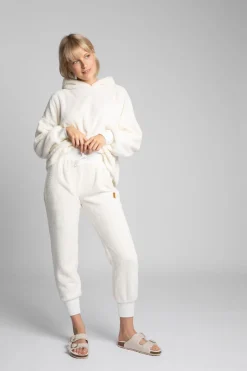 Clearance Puzowe podnie joggery - ecru Odzież Casualowa|Spodnie