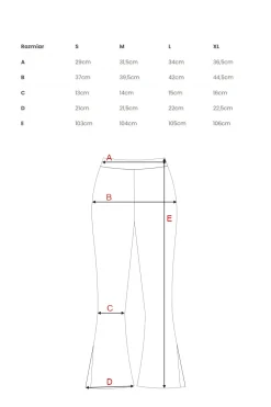 Best Prążkowane egginy z rozcięciai – piakowe Legginsy|Odzież Casualowa