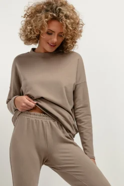 Hot Prota buza daka z dzianiny - cappuccino Odzież Casualowa|Dobry Skład