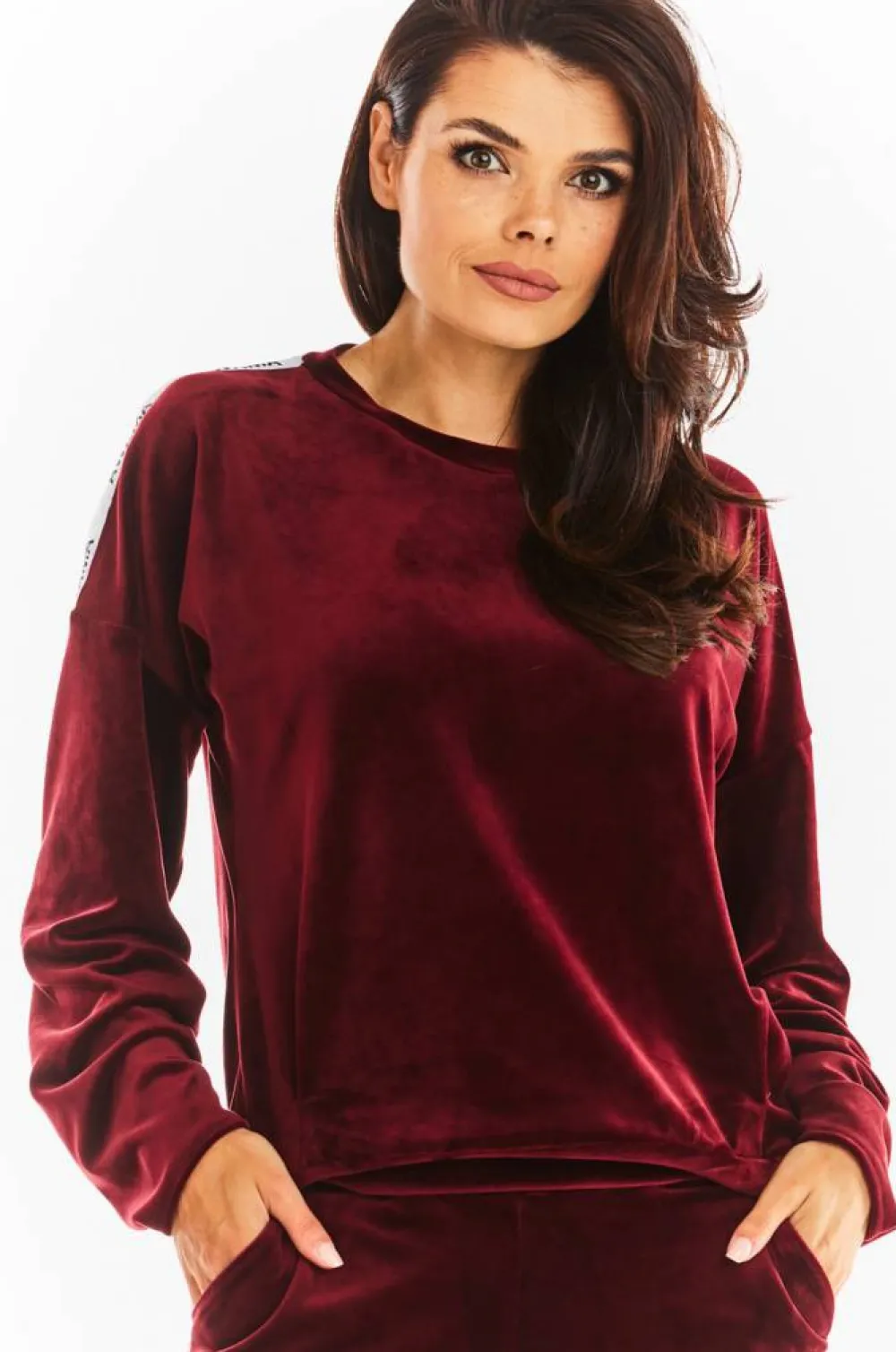 Clearance Prota buza z apaai - bordowa Odzież Casualowa|Bluzy