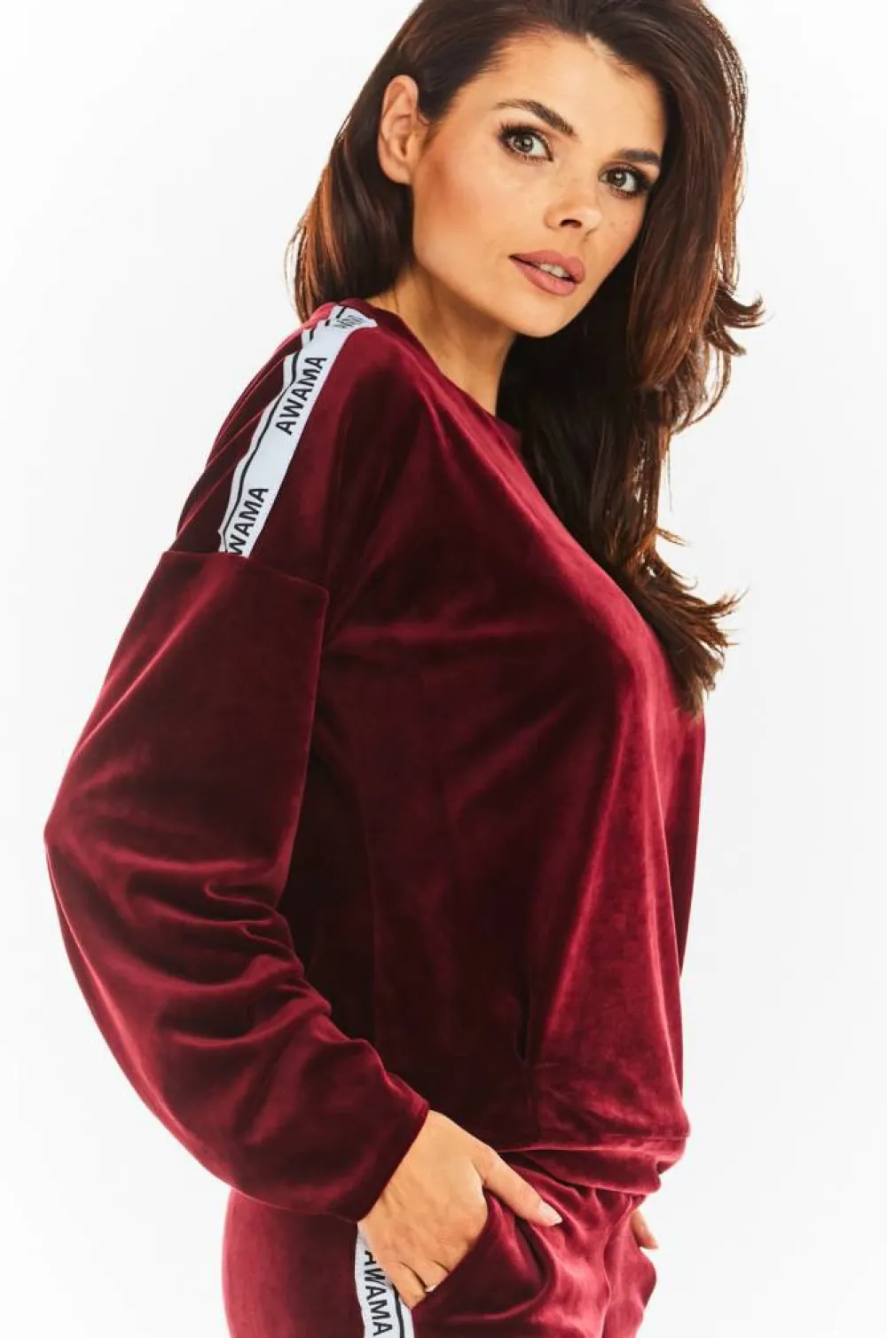 Clearance Prota buza z apaai - bordowa Odzież Casualowa|Bluzy