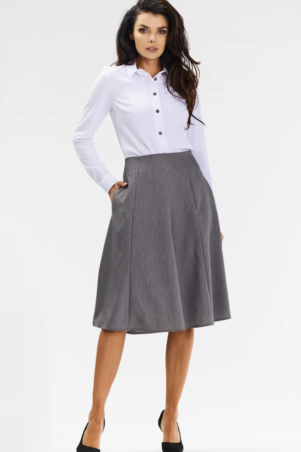 Clearance Rozkozowana pódnica idi - zara Spódnice