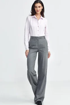 Sale podnie bootcut z zerokii nogawkai – zare Spodnie