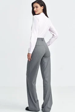Sale podnie bootcut z zerokii nogawkai – zare Spodnie