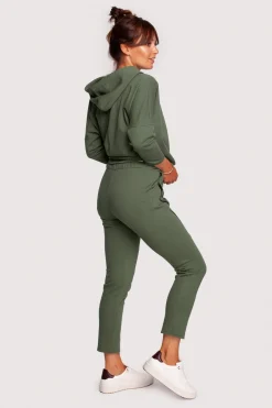 podnie dreowe z kiezeniai - khaki Odzież Casualowa|Dobry Skład