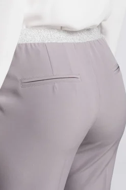 Discount podnie na kant z guą w paie - zare Spodnie