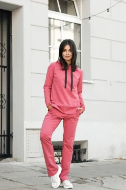 Clearance podnie z rozporkai po bokach - koraowe Odzież Casualowa|Dobry Skład