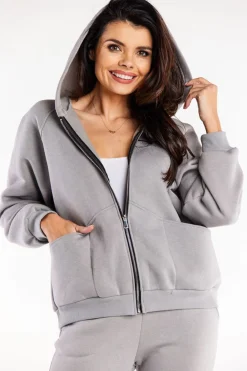 Clearance portowa buza daka z kapture - zara Odzież Casualowa|Dobry Skład