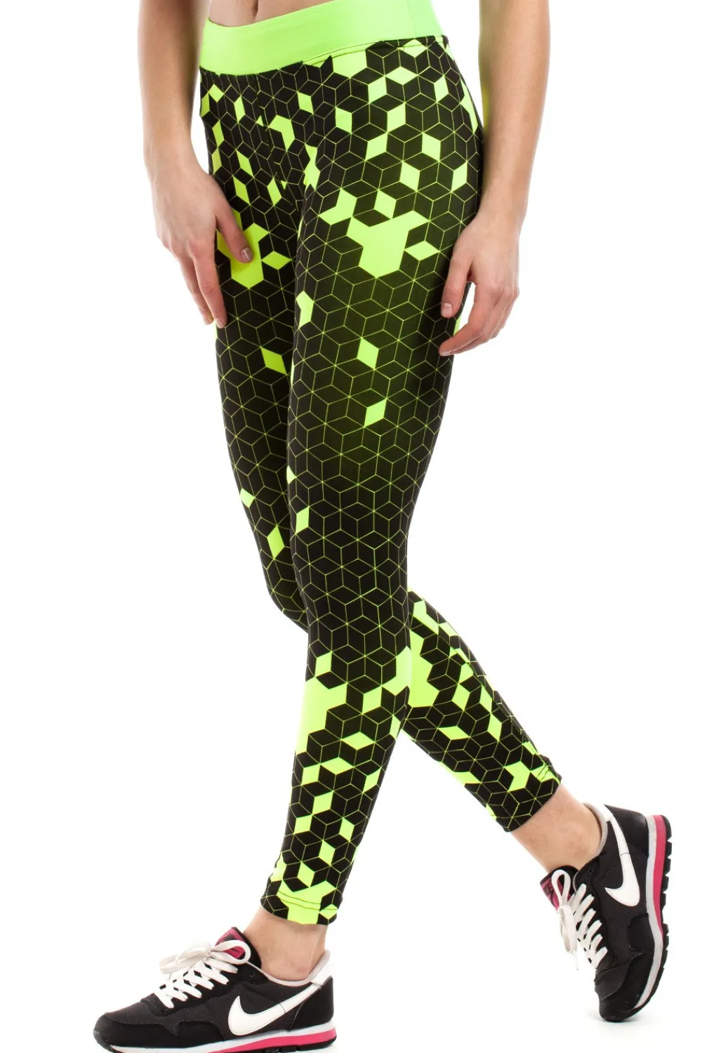 Stylowe legginsy idealne na fitness - model 1 Legginsy