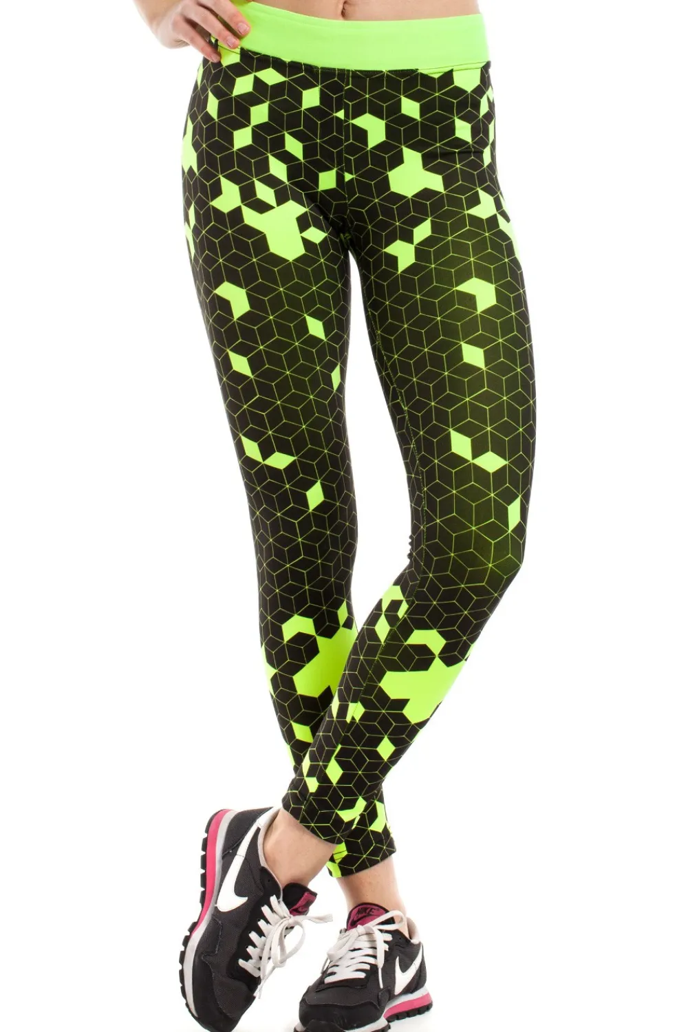 Stylowe legginsy idealne na fitness - model 1 Legginsy