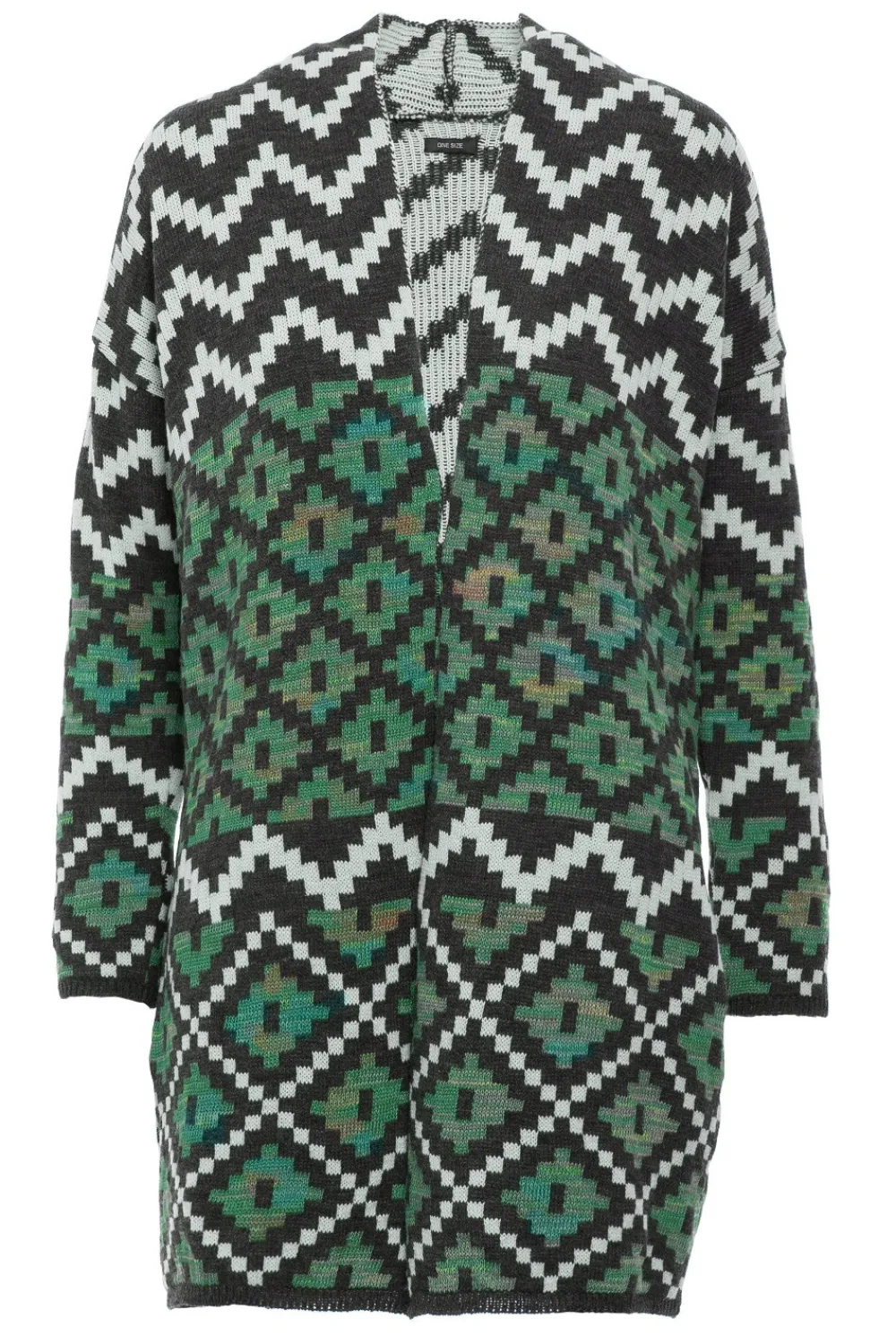 Discount Stylowy kardigan we wzór - model 2 Swetry