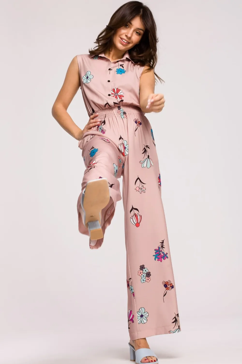 Hot tyowy kobinezon z nadrukie - ode 1 Eleganckie Kombinezony|Kombinezony