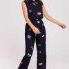 Online Stylowy kombinezon z nadrukiem - model 3 Eleganckie Kombinezony|Kombinezony