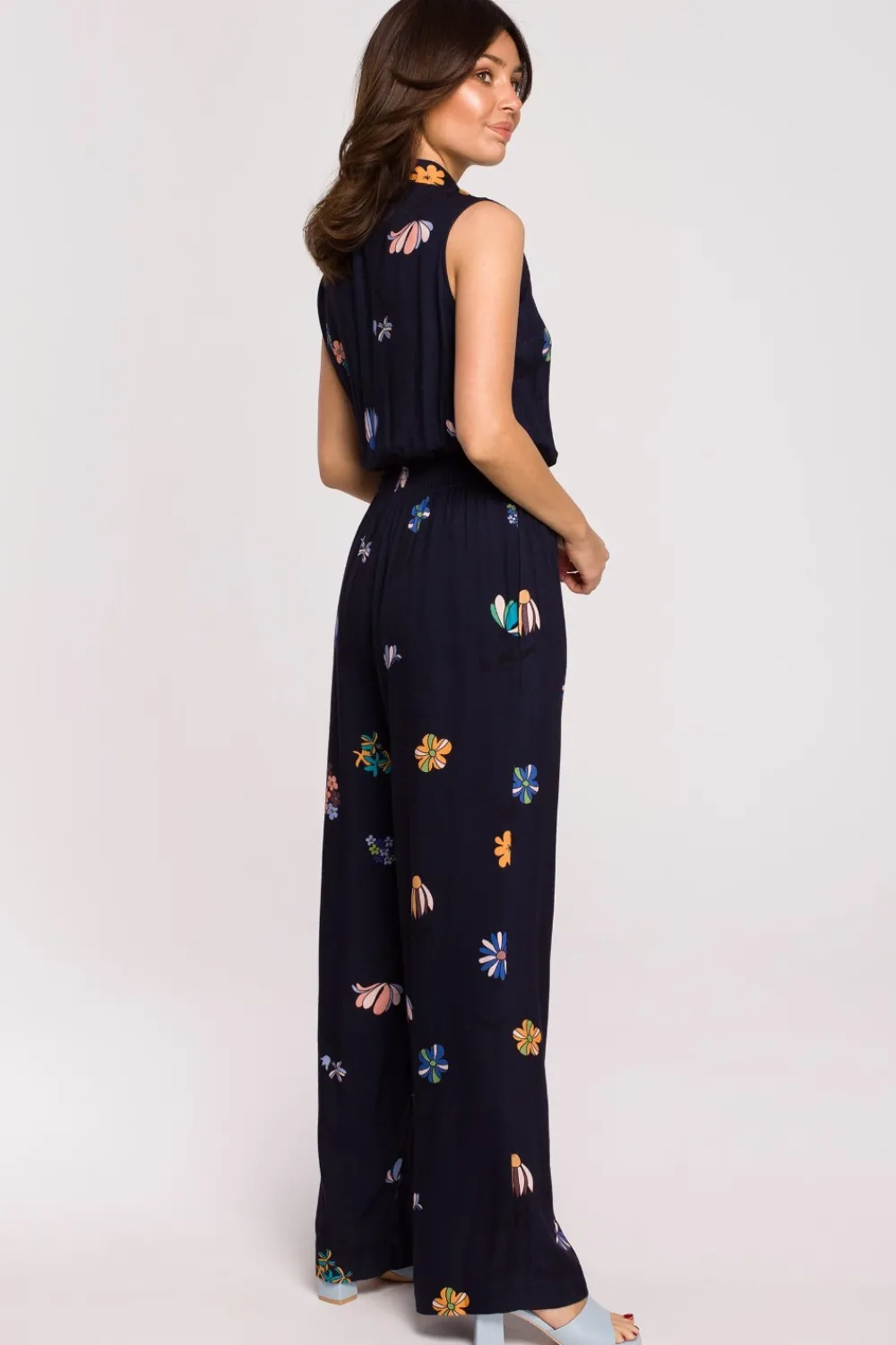 Online Stylowy kombinezon z nadrukiem - model 3 Eleganckie Kombinezony|Kombinezony