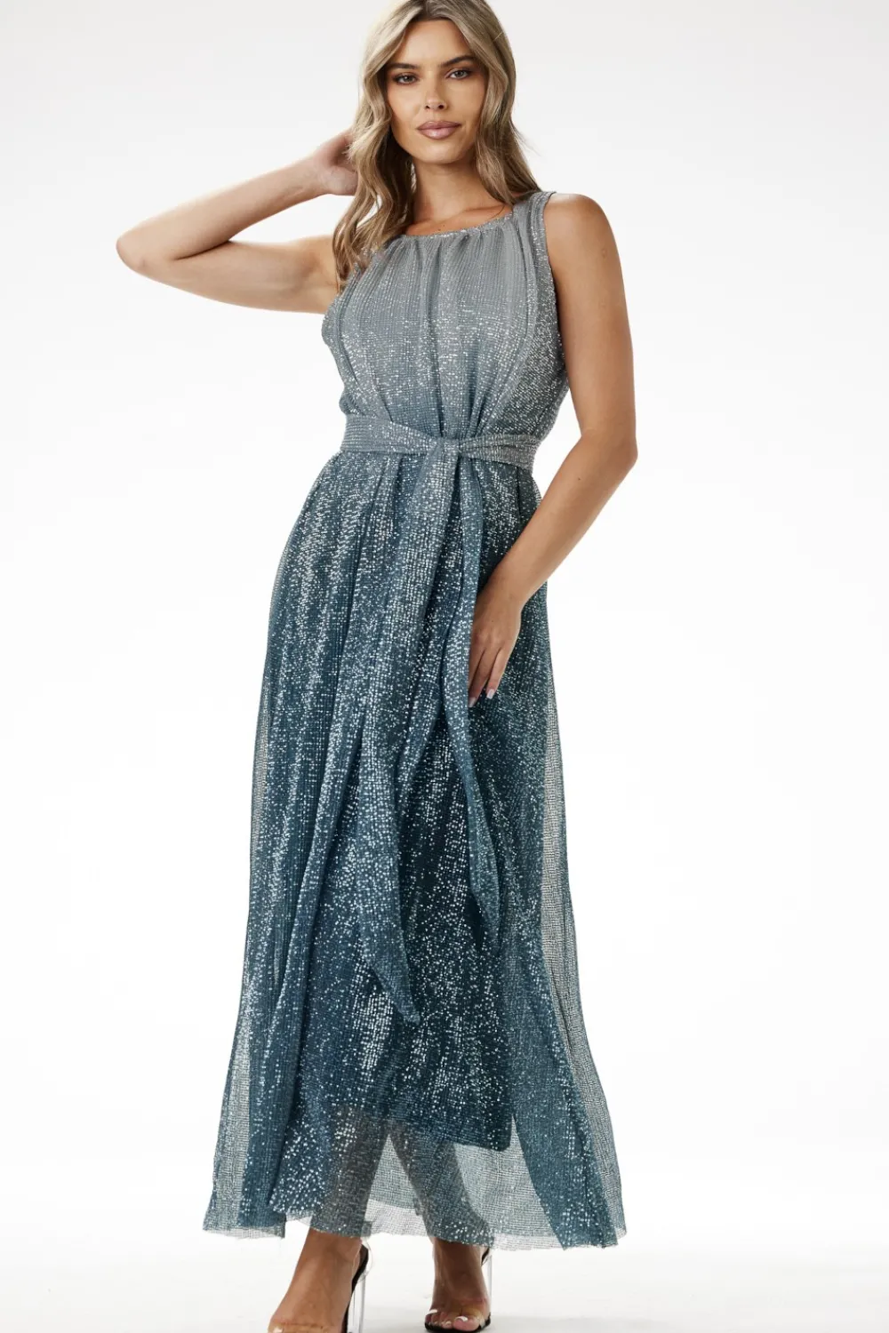 Outlet ukienka cekinowa axi z pakie w taii - zieona Maxi|Cekinowe