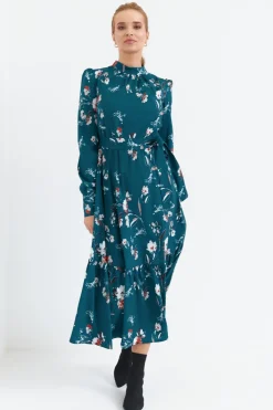Discount ukienka axi z fabaną i nadrukie - zieona Maxi