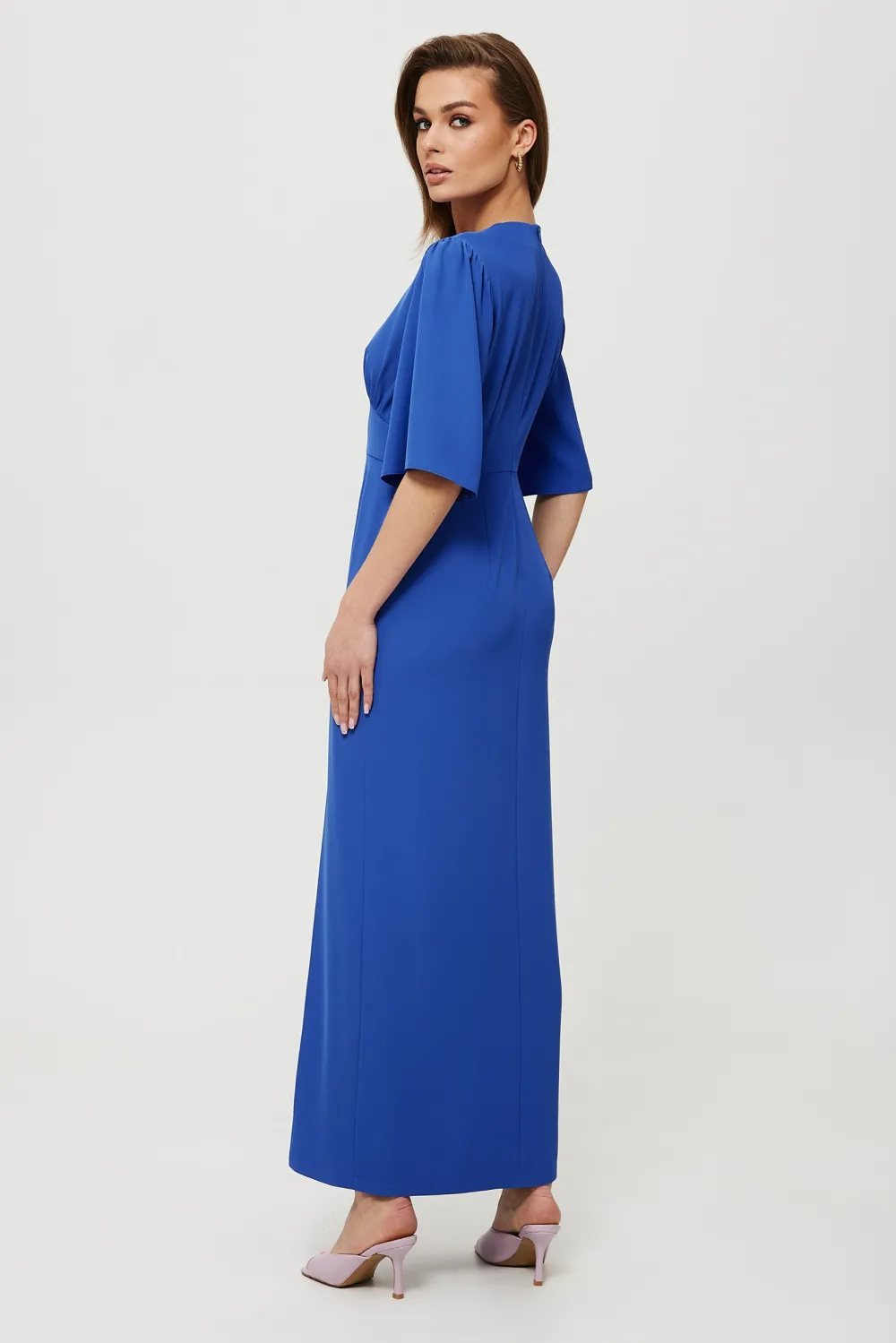 Discount ukienka axi z rozcięcie na nogę - niebieka Maxi|Maxi